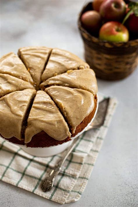 apple-spice-cake-with-brown-butter-glaze-the-baker image