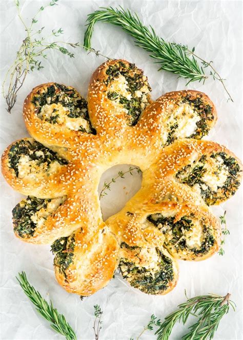 spinach-feta-wreath-jo-cooks image
