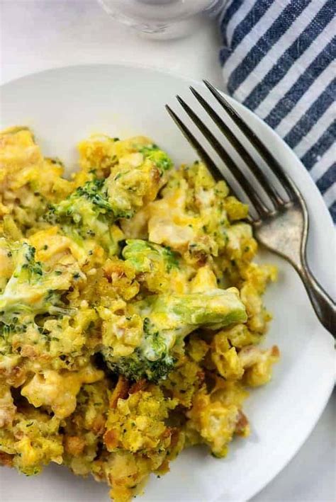 the-best-cheesy-chicken-broccoli-casserole image