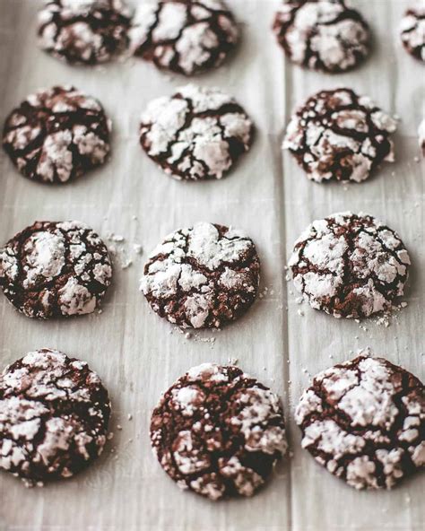 chocolate-brownie-crackle-cookies-inquiring-chef image