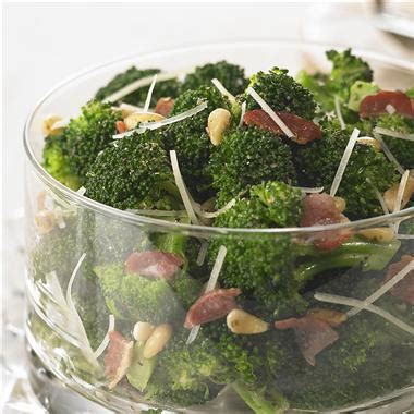 broccoli-with-bacon-and-pine-nuts-food-channel image
