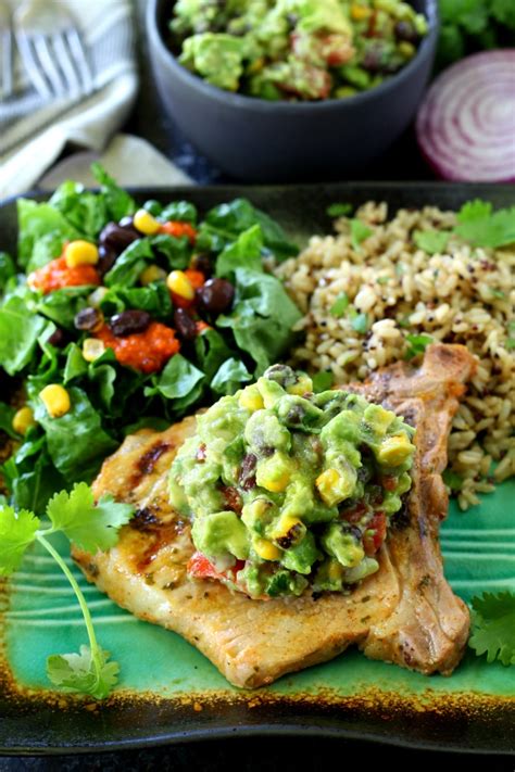 cilantro-lime-grilled-pork-chops-with-southwestern image