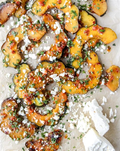 spicy-roasted-squash-with-feta-and-herbs-how-sweet image