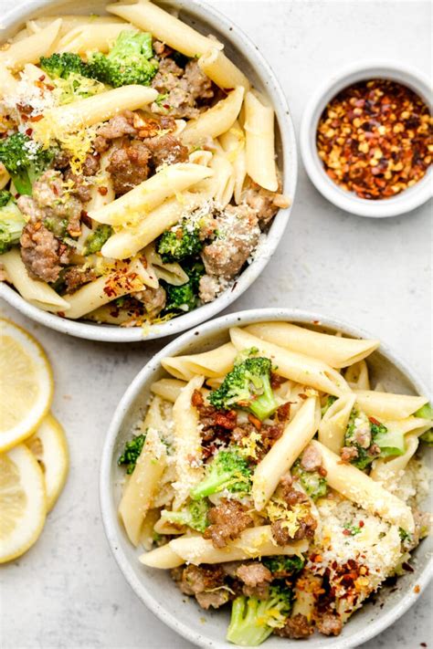sausage-and-broccoli-pasta-all-the-healthy-things image