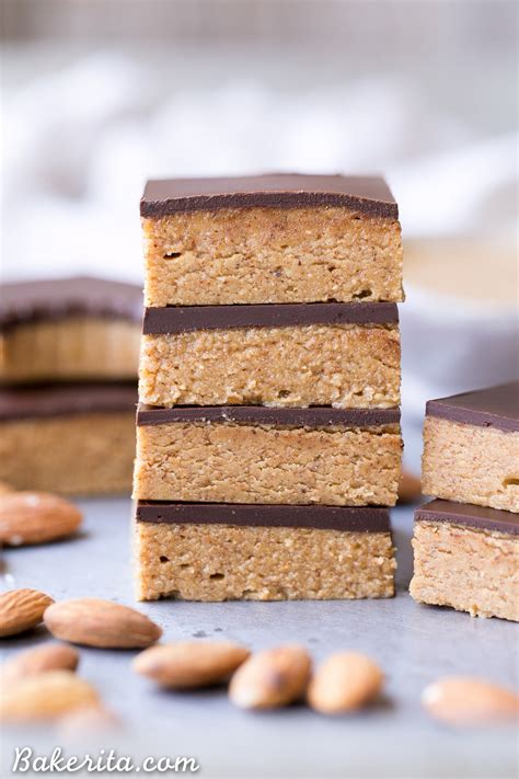 no-bake-chocolate-almond-butter-bars-gluten-free image