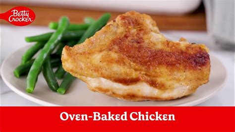 oven-baked-chicken-betty-crocker-recipe-youtube image