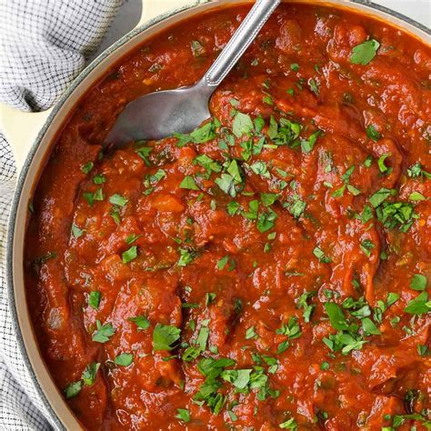 homemade-spaghetti-sauce-recipe-rachel-cooks image