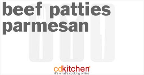 beef-patties-parmesan-recipe-cdkitchencom image