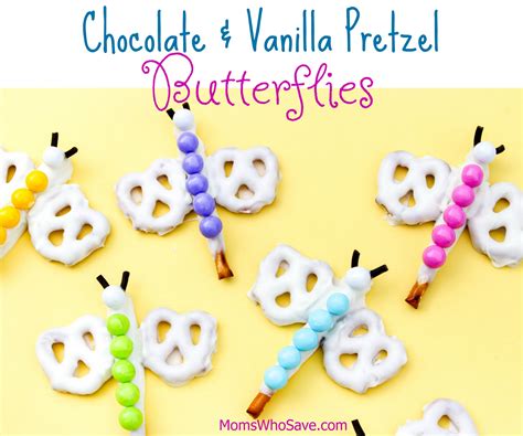 chocolate-and-vanilla-pretzel-butterflies-how image