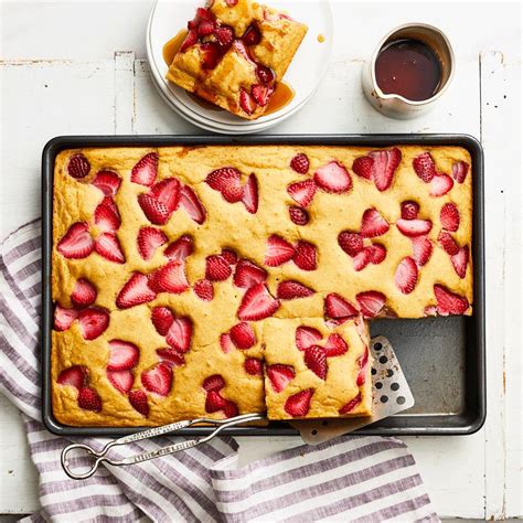 strawberry-sheet-pan-pancakes-eatingwell image