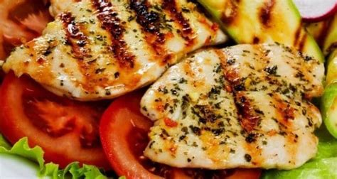 grilled-herb-chicken-breast-with-honey-and-asparagus image