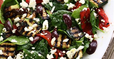 grilled-vegetable-salad-with-feta-baby-spinach-and image