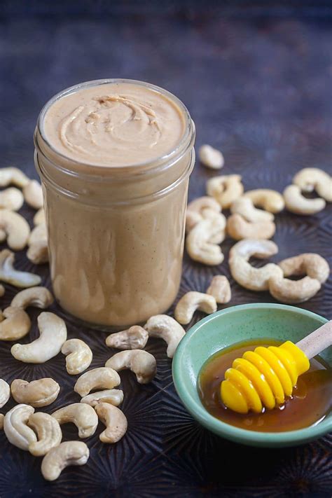 honey-roasted-cashew-butter-healthy-delicious image