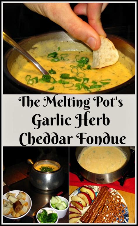 the-melting-pot-garlic-herb-cheddar-fondue image