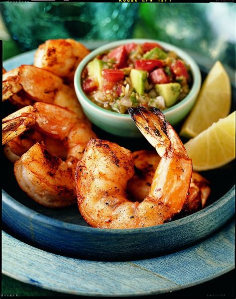 grilled-shrimp-with-mexican-salsa-seafood image