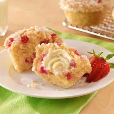 strawberry-rhubarb-muffins-recipe-land-olakes image