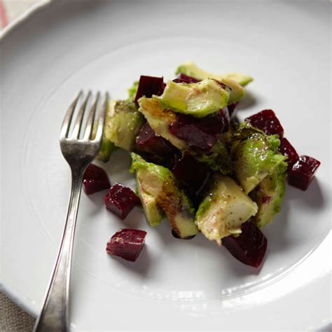 roasted-beet-and-avocado-salad-food-wine image