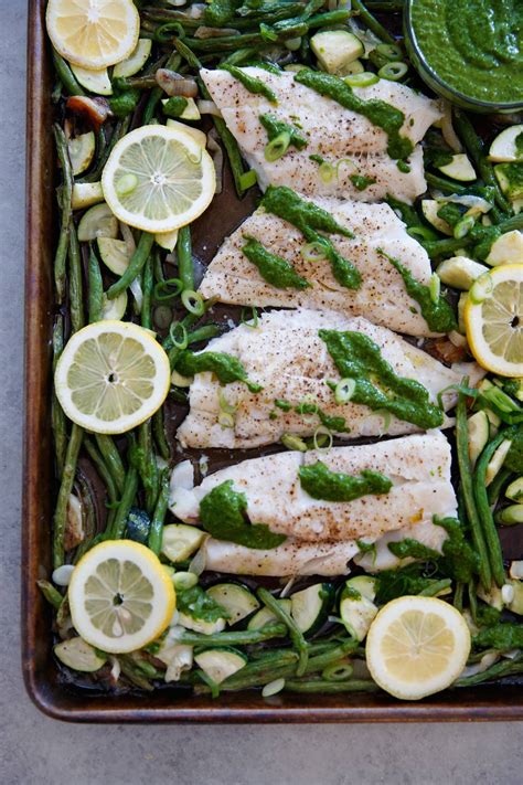 sheet-pan-cod-with-vegetables-in-lemon-herb-sauce image