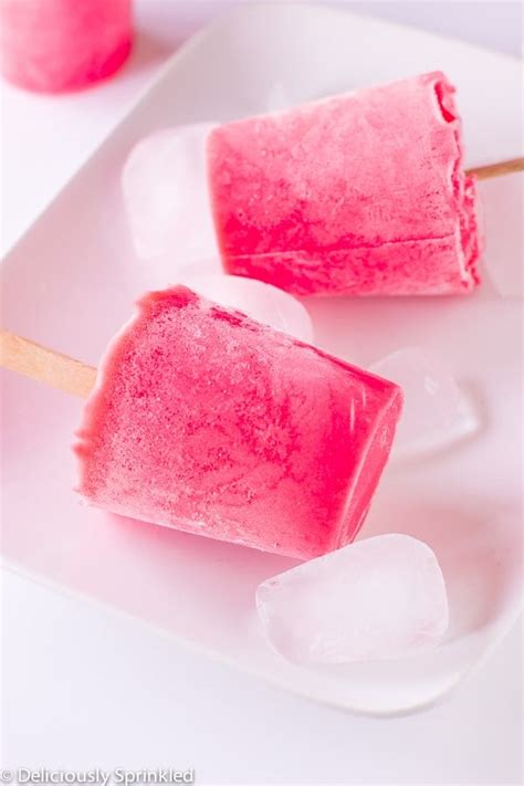 easy-strawberry-cream-popsicles-deliciously image