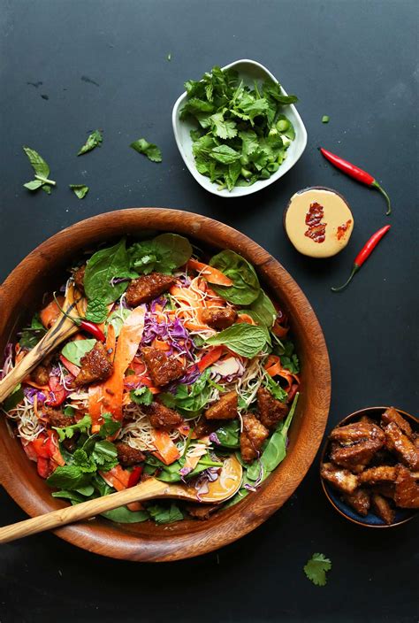 blissed-out-thai-salad-with-peanut-tempeh image