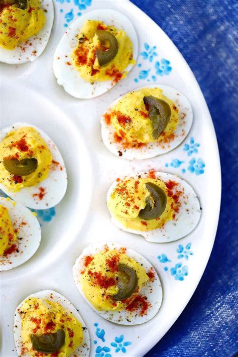 jalapeo-deviled-eggs-with-pickled-jalapeos-bowl image