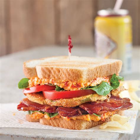 fried-green-tomato-and-pimiento-cheese-blt-taste image