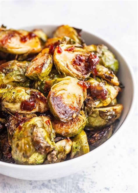 honey-chipotle-roasted-brussels-sprouts-simply image