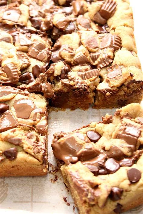 peanut-butter-chocolate-reeses-bars image