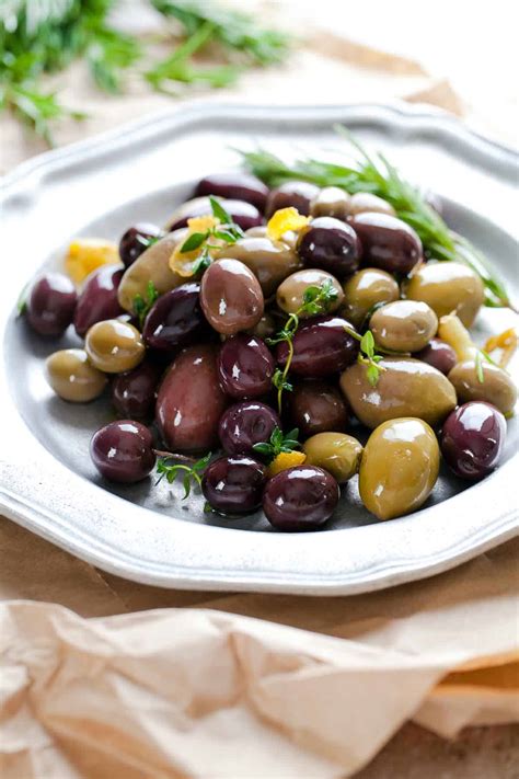 marinated-olives-with-garlic-rosemary-and-thyme image