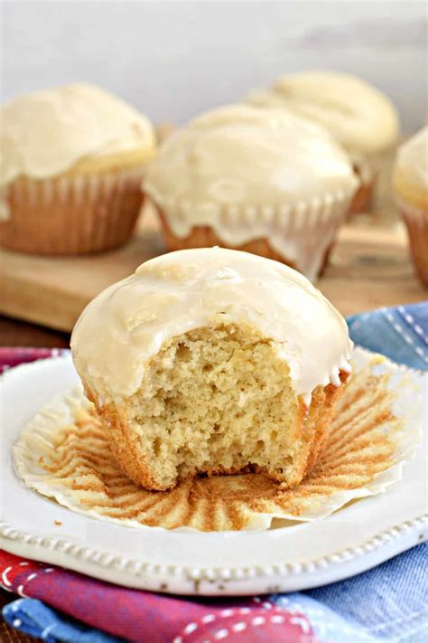 old-fashioned-glazed-donut-muffins-recipe-shugary image