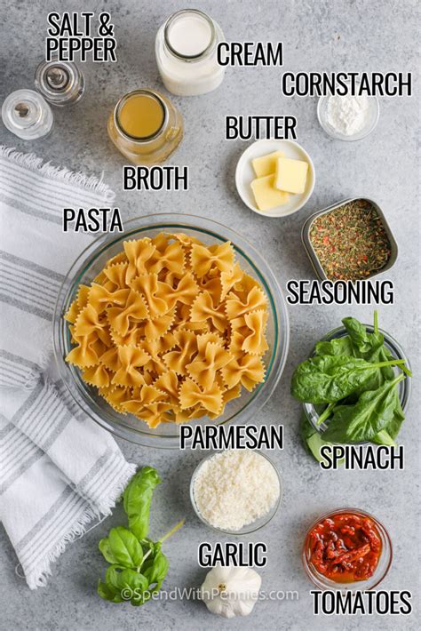 creamy-bow-tie-pasta-spend-with-pennies image
