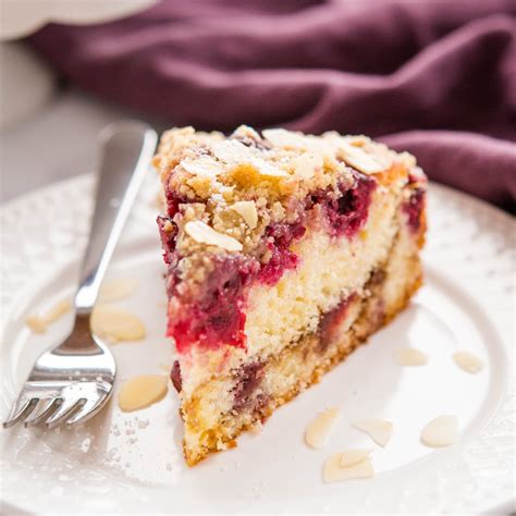 cherry-almond-coffee-cake-easy-dessert-the-busy image