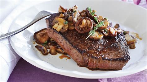 steak-with-mushrooms-recipe-cleaneatingmagcom image
