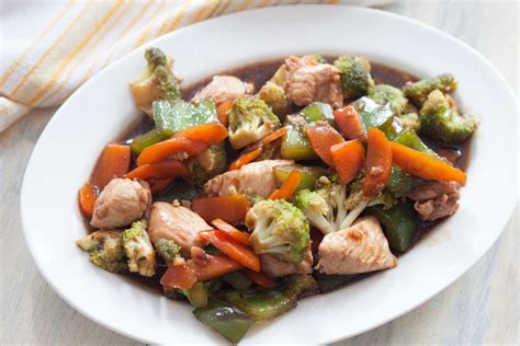 asian-style-honey-chicken-with-vegetables image