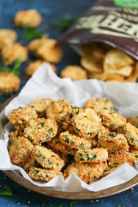 baked-zucchini-chips-damn-delicious image