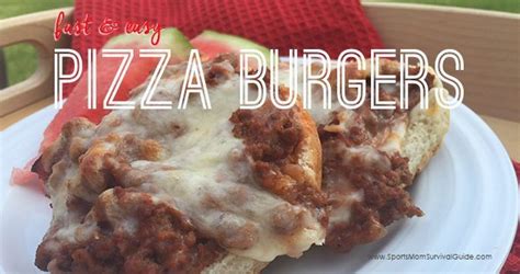 pizza-burgers-quick-meal-sports-mom-survival-guide image