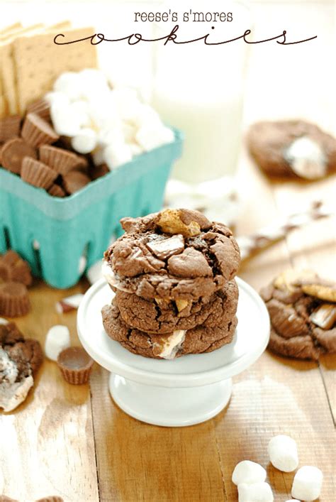 reeses-smores-chocolate-cookies image