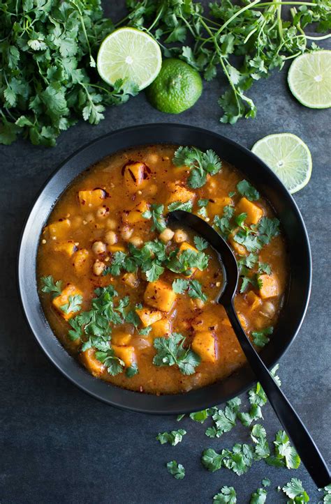 spicy-moroccan-sweet-potato-soup-instant-pot-stove image