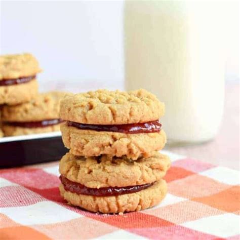 peanut-butter-and-jelly-sandwich-cookies-shugary-sweets image