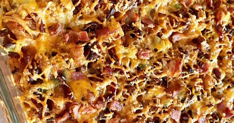 easy-tater-tot-breakfast-casserole-with-bacon-and-sausage image