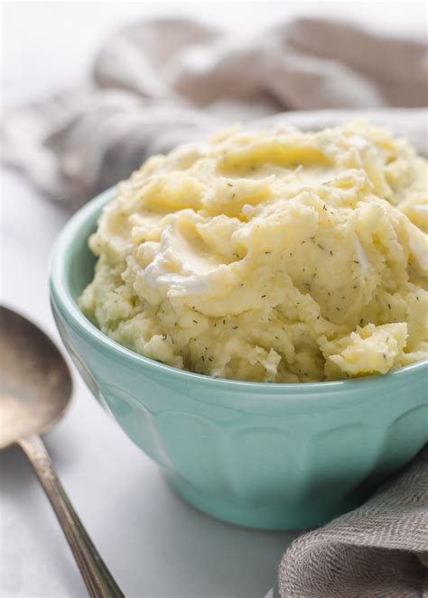 sour-cream-and-dill-mashed-potatoes-buttered-side-up image