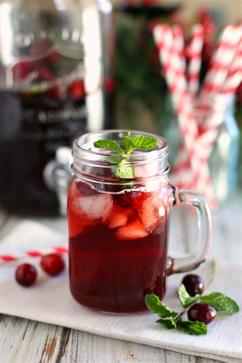 festive-cranberry-mint-iced-tea-the-pennywisemama image