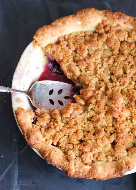peach-blueberry-crumb-pie-recipe-simply image
