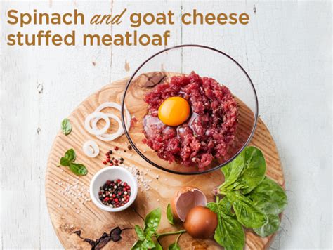 spinach-and-goat-cheese-stuffed-meatloaf image