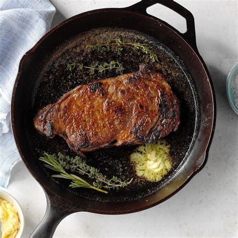 how-to-cook-steak-in-a-cast-iron-skillet-taste-of-home image