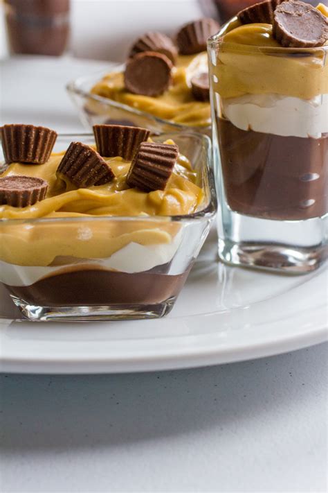 chocolate-peanut-butter-reeses-parfaits-daily-dish image