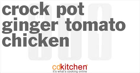 ginger-tomato-chicken-crockpot image