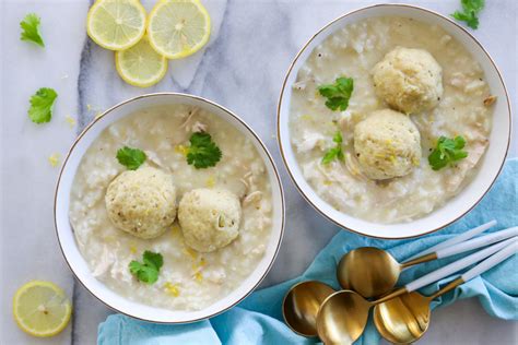 chicken-lemon-rice-matzo-ball-soup-what-jew image