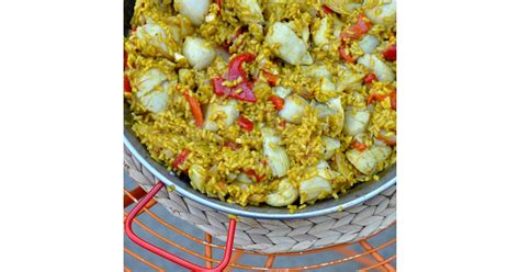 simple-scallop-paella-recipe-popsugar-food image