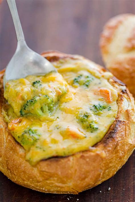 broccoli-cheese-soup-in-bread-bowls-video image